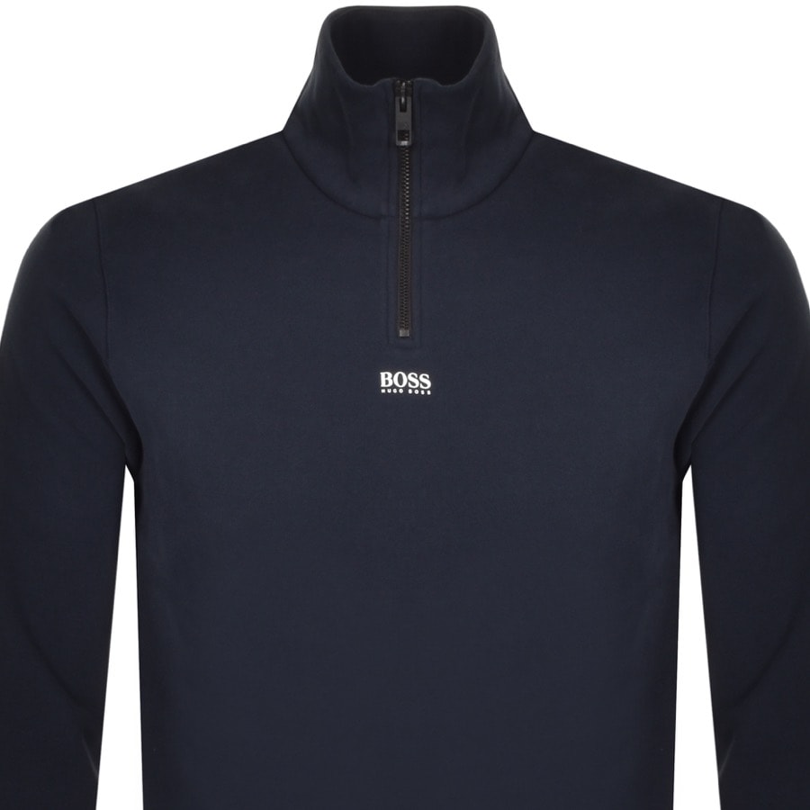 Alternative Image for ProductBOSS Zapper Half Zip Sweatshirt Navy2